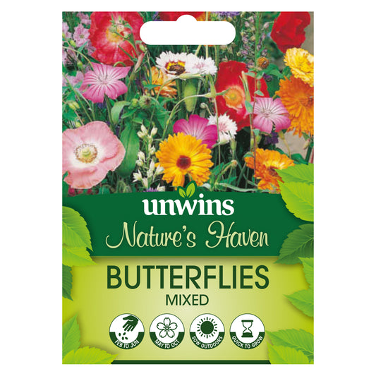 Nature's Haven Butterflies Mixed Seeds front