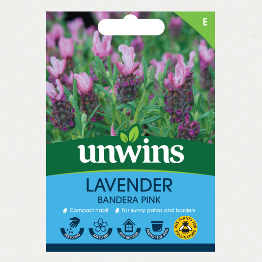 Unwins Lavender Bandera Pink Seeds Front