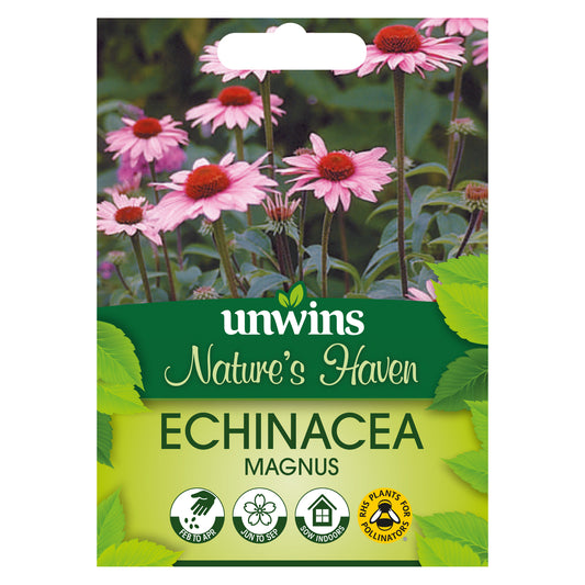 Nature's Haven Echinacea Magnus Seeds Front