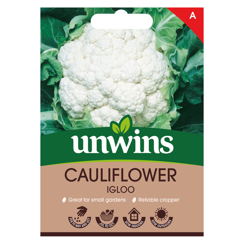 Unwins Cauliflower Igloo Seeds