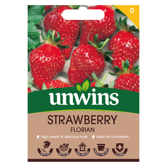 Unwins Strawberry Florian Seeds front of pack