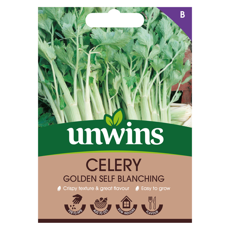 Unwins Celery Golden Self Blanching Seeds