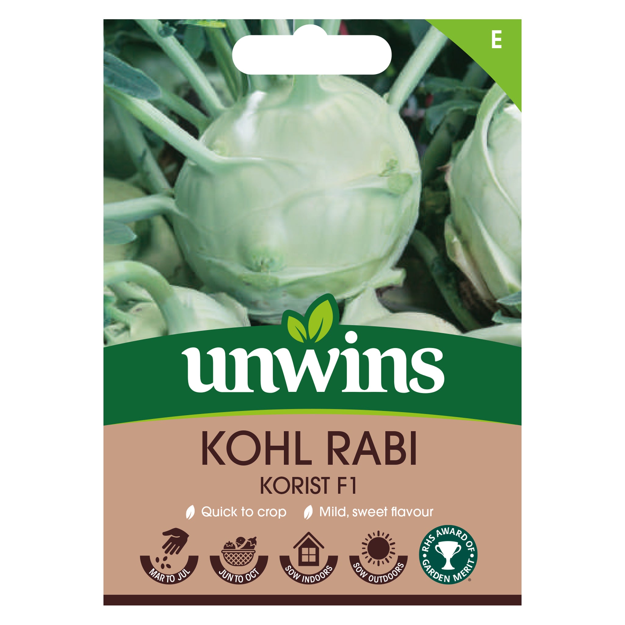 Unwins Kohl Rabi Korist F1 Seeds
