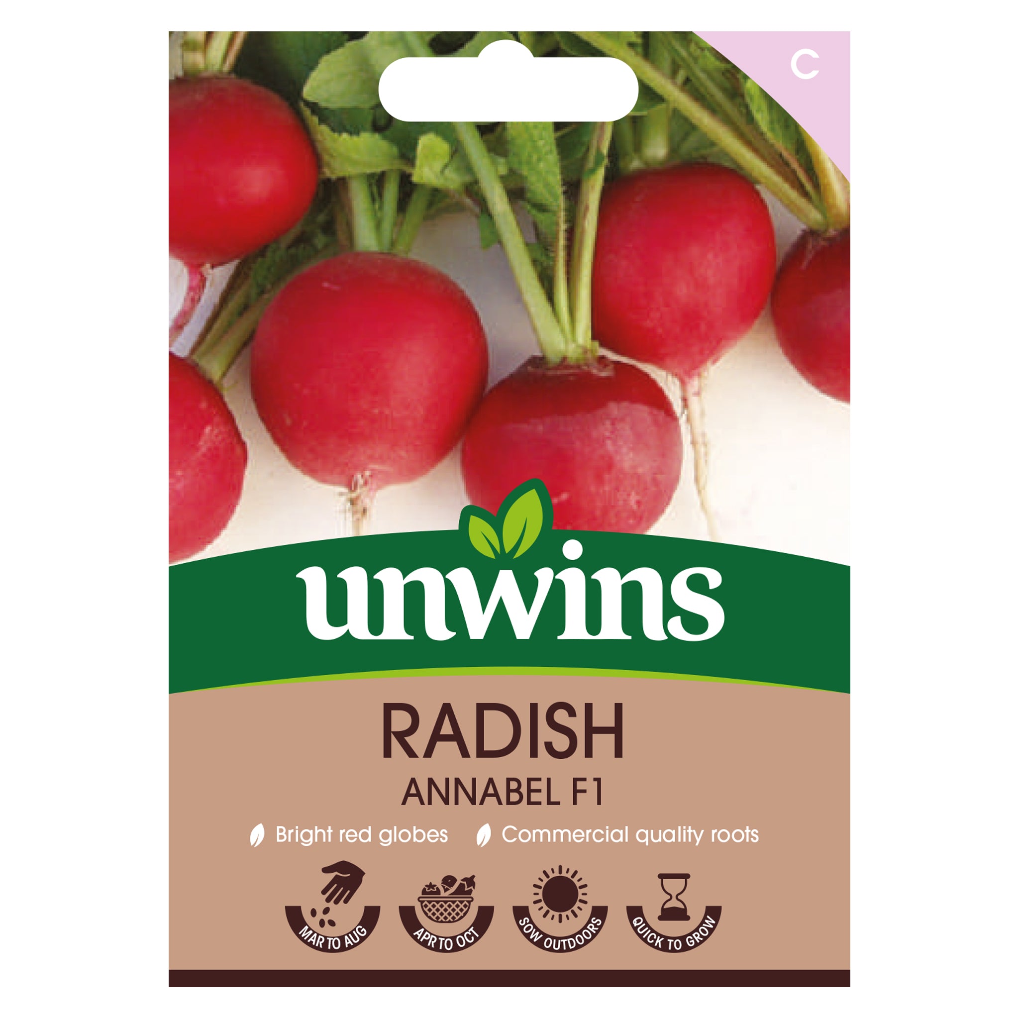 Unwins Radish Annabel F1 Seeds