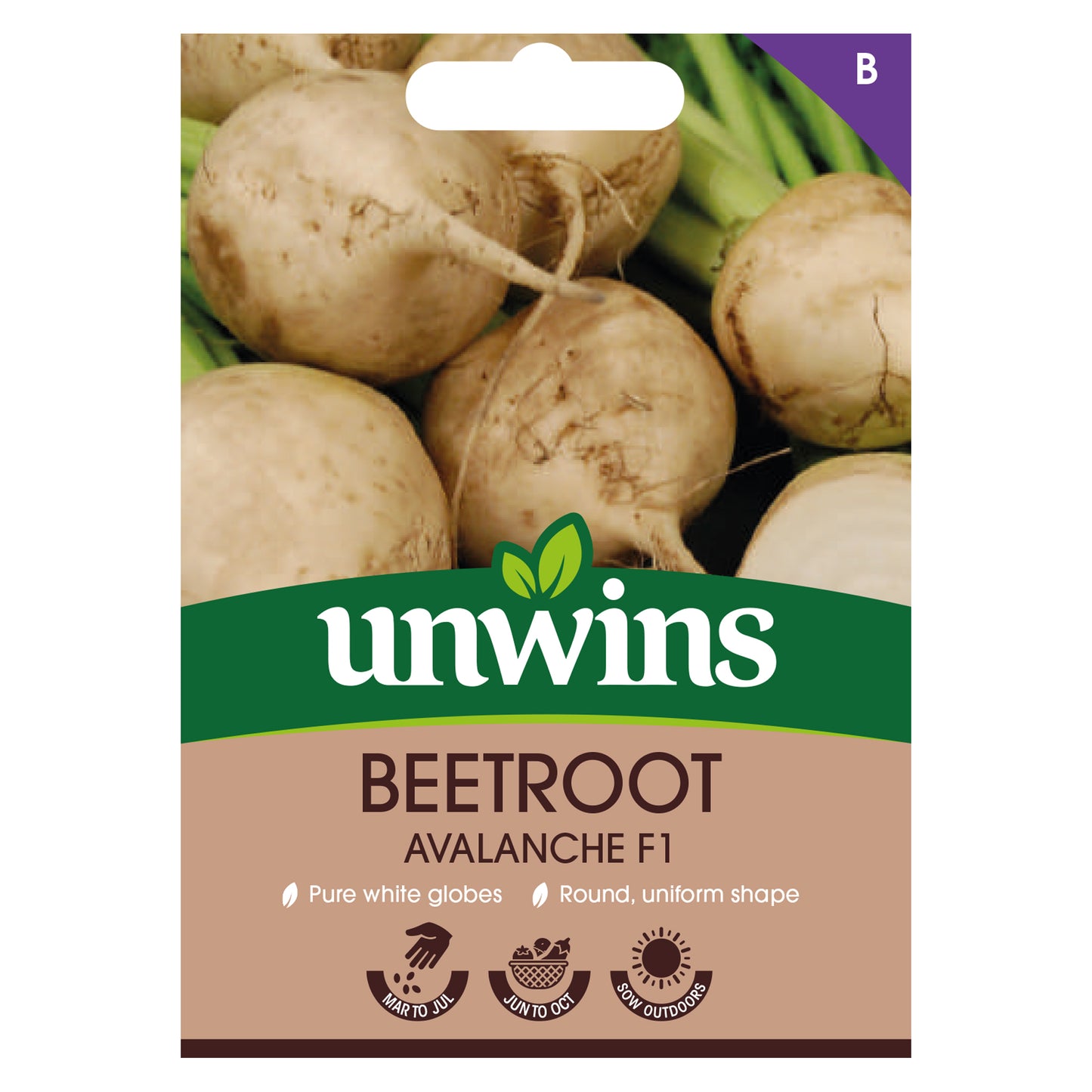 Unwins Beetroot Avalanche F1 Seeds Front