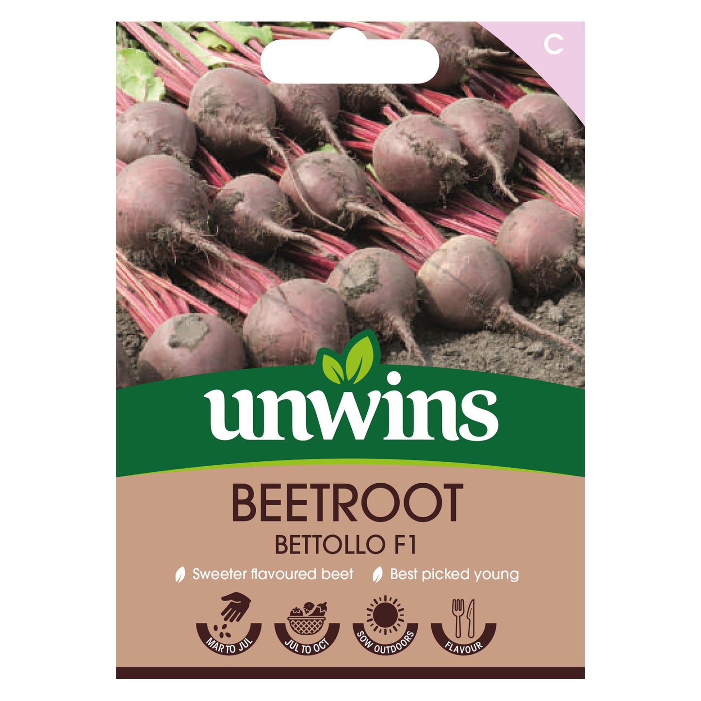 Unwins Beetroot Bettollo F1 Seeds Front