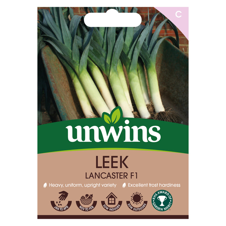 Unwins Leek Lancaster F1 Seeds