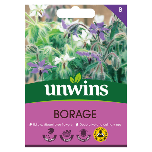 Unwins Borage Seeds front