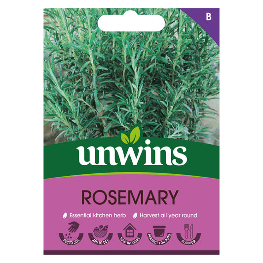 Unwins Rosemary Seeds front of pack